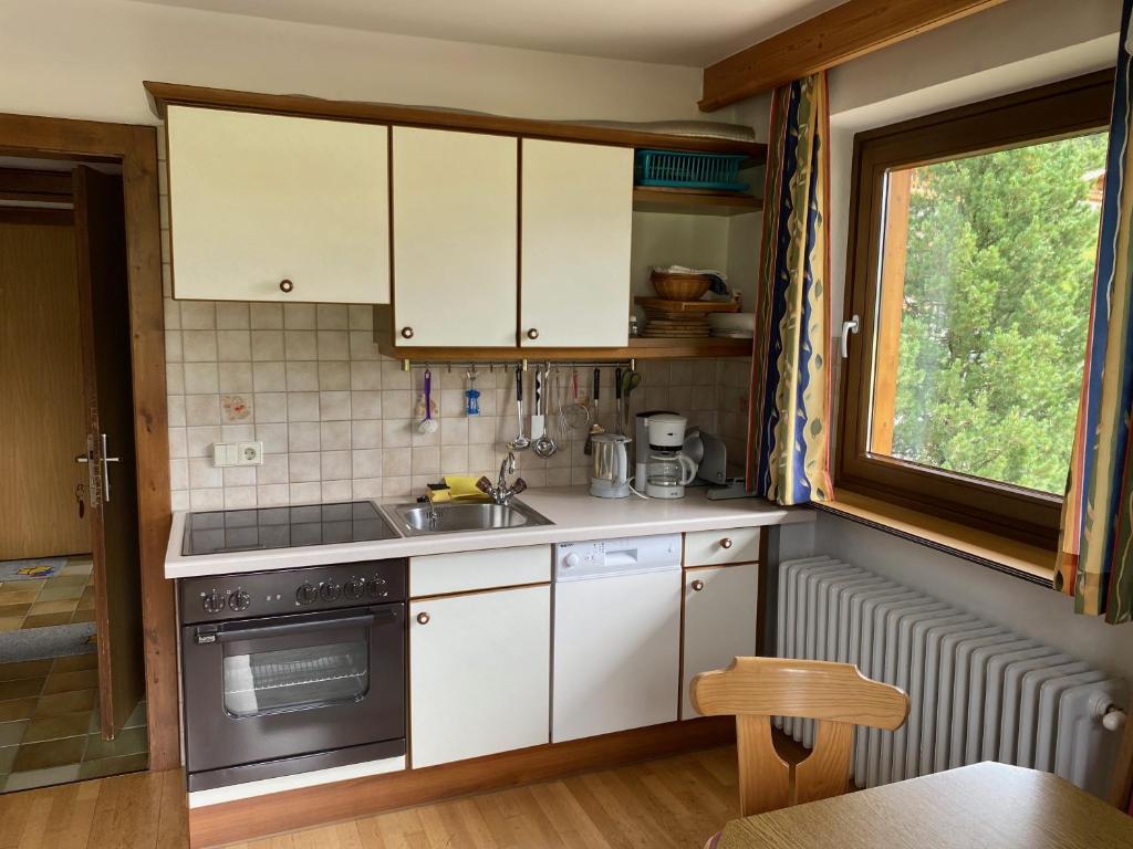 Kuchyňa alebo kuchynka v ubytovaní Appartments-Hutter