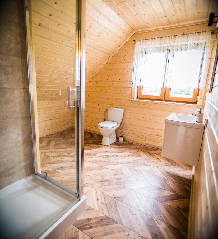 Kúpeľňa v ubytovaní Kraina Dauby