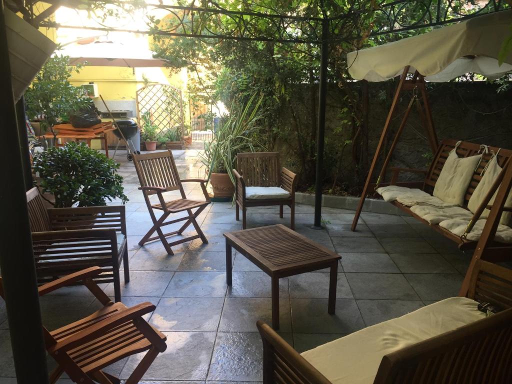 Maison de vacances avec grande terrasse ombragée