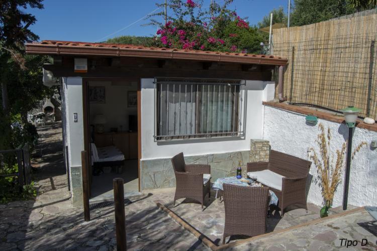 Patio alebo iná vonkajšia časť ubytovania Villetta Francesca