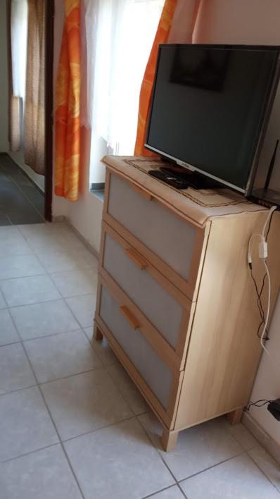 TV a/nebo společenská místnost v ubytování Dvorek tety Madly