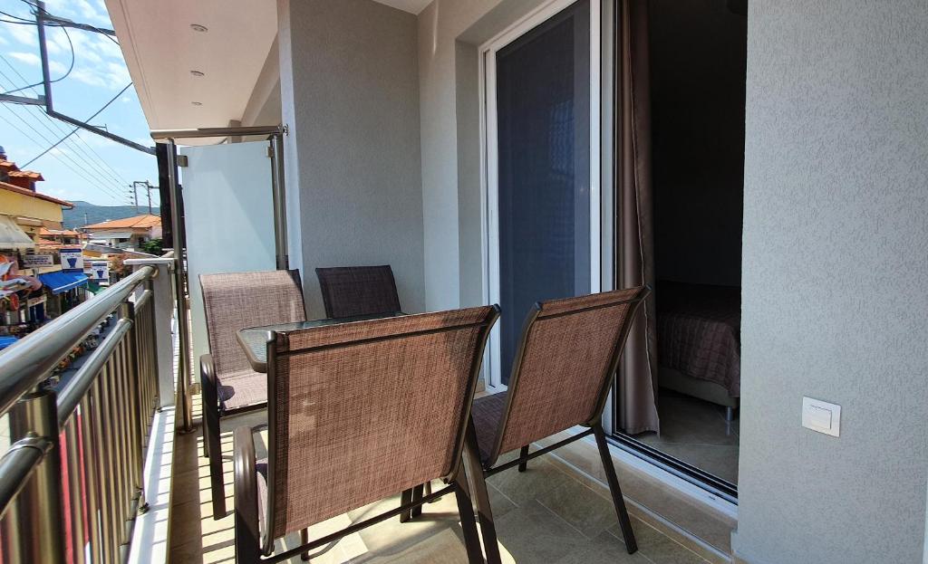 Balkón alebo terasa v ubytovaní Vasiliki House