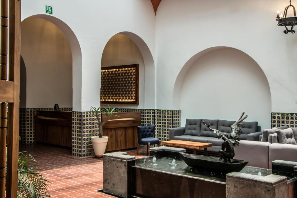 Posezení v ubytování Hotel Real de Castilla Colonial