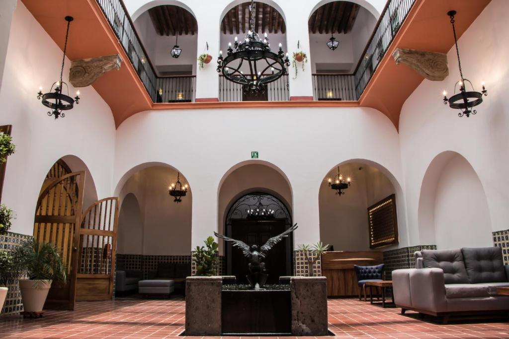 Posezení v ubytování Hotel Real de Castilla Colonial