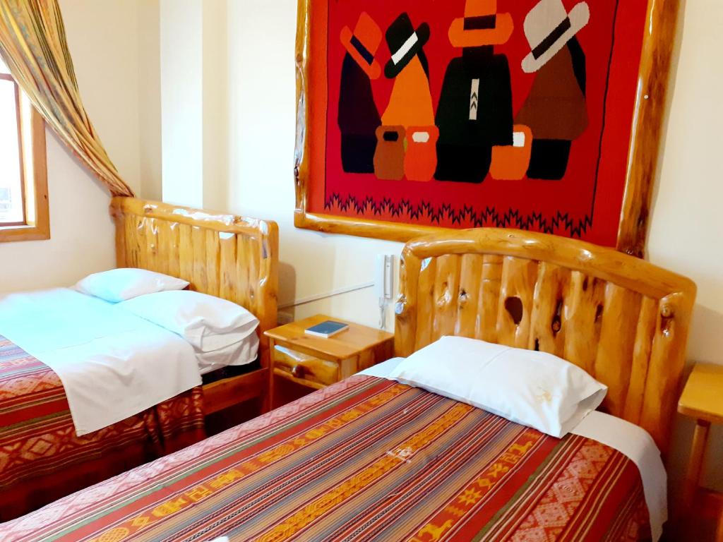 Postel nebo postele na pokoji v ubytování Santa Fe