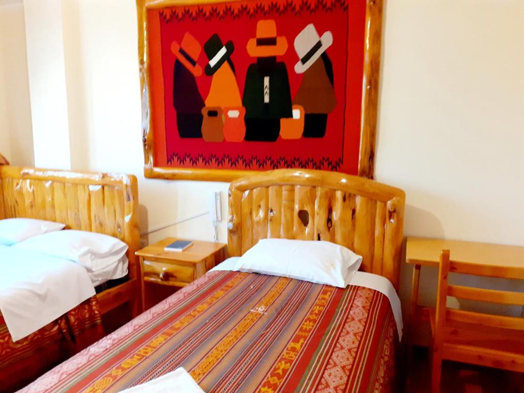 Postel nebo postele na pokoji v ubytování Santa Fe