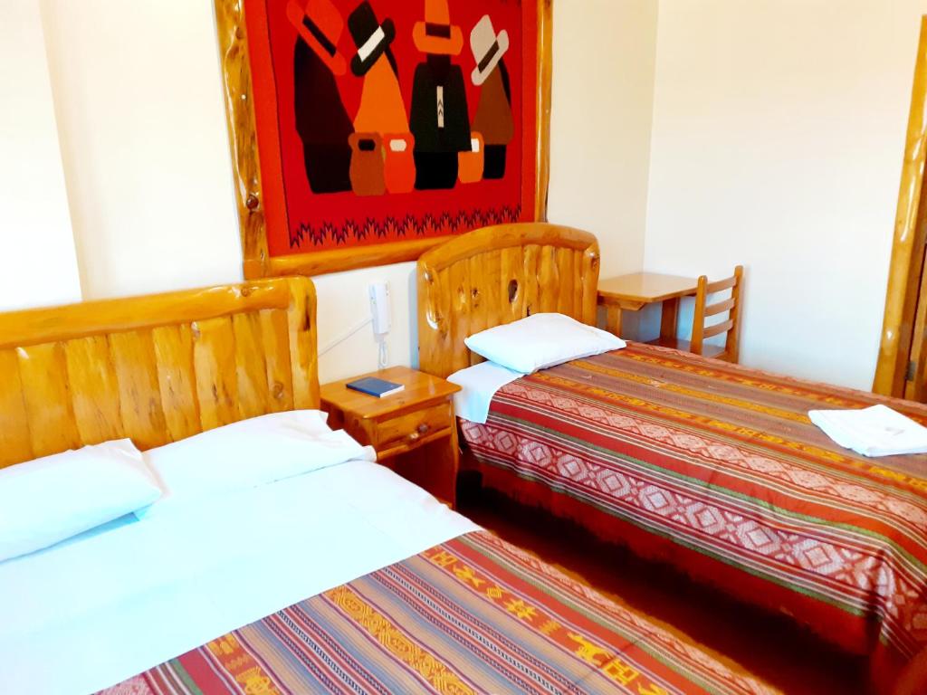 Postel nebo postele na pokoji v ubytování Santa Fe