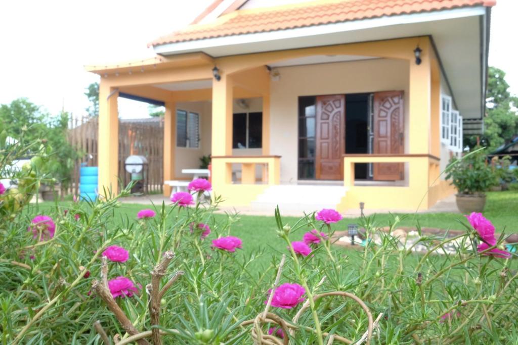 Zahrada ubytování Little B house