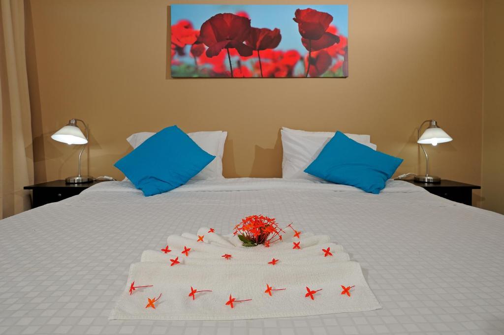 Postel nebo postele na pokoji v ubytování Eden Beach Resort - Bonaire