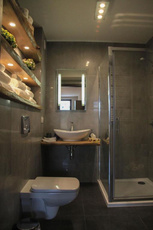 Kúpeľňa v ubytovaní Apartamenty Królewskie