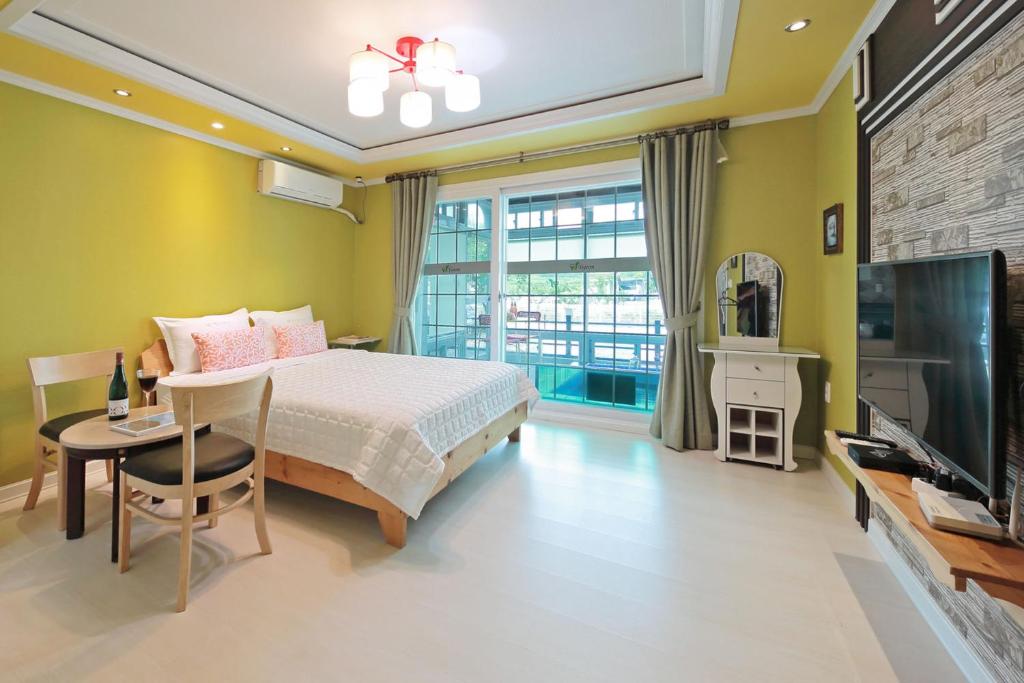 Yejeon Pension - Appartamento Con Una Camera Da Letto Con Mini Piscina