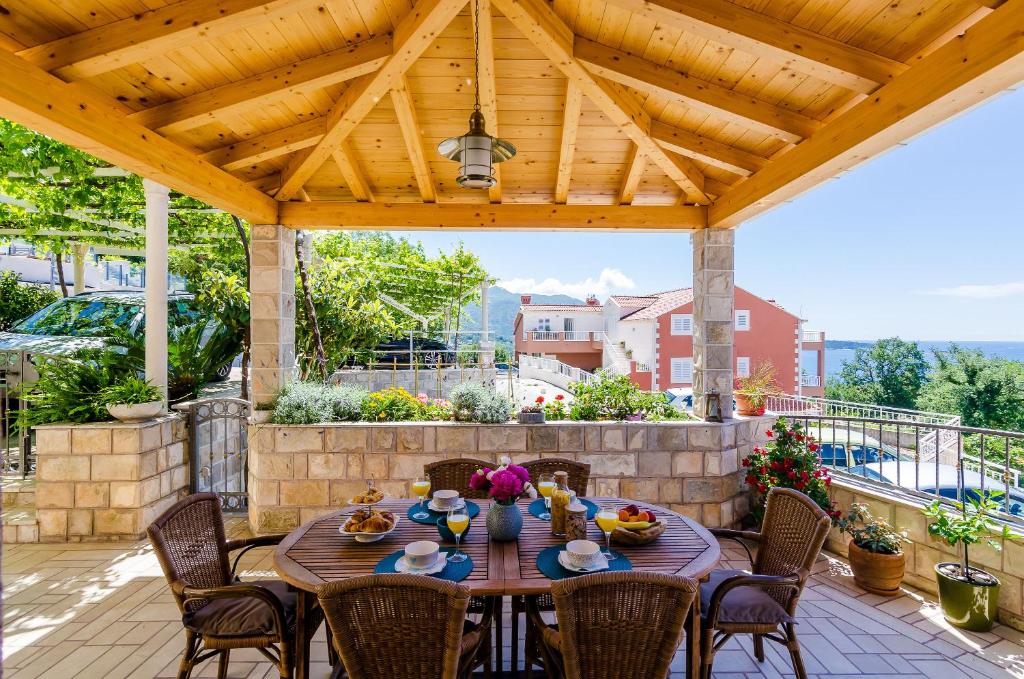 Balkón alebo terasa v ubytovaní Adriatic Sunny Apartments