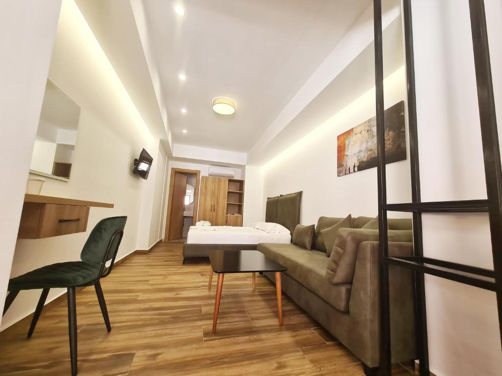 Posezení v ubytování Ortus Rooms
