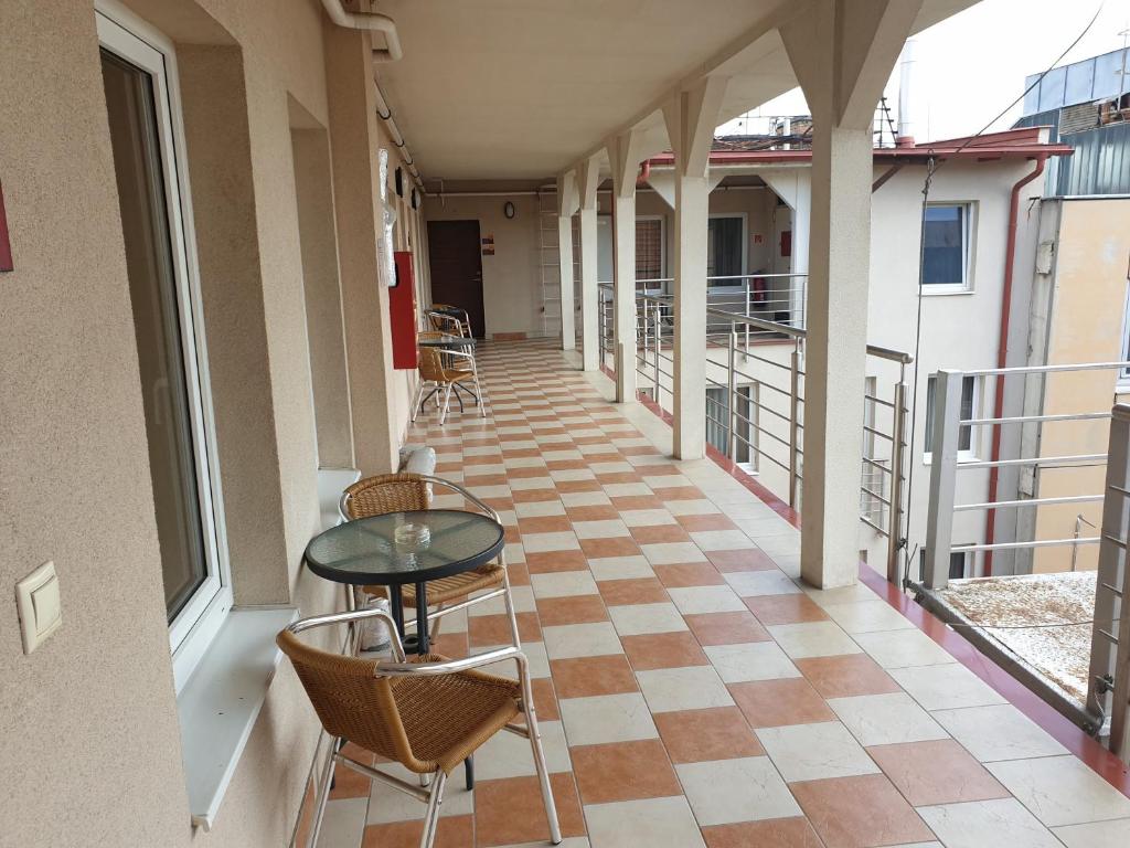 Balkón nebo terasa v ubytování Six Inn Hotel Budapest
