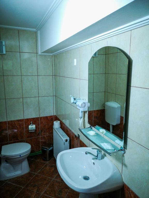 Koupelna v ubytování Casa Ardeleana