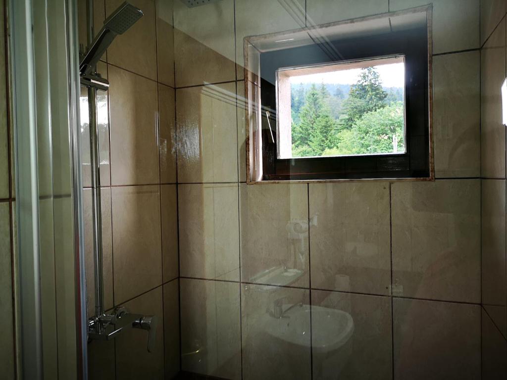 Koupelna v ubytování Casa Ardeleana