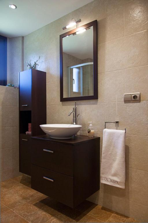 A bathroom at Casa Cal Saboya