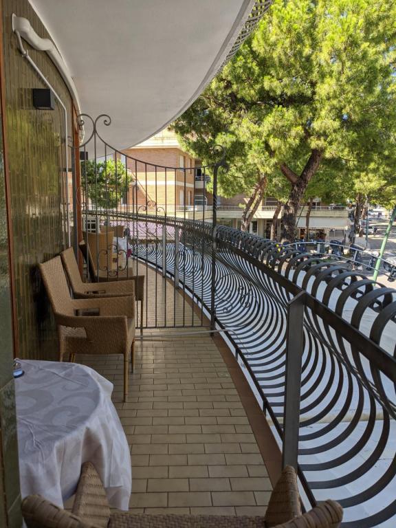 Balkón nebo terasa v ubytování Hotel Corallo