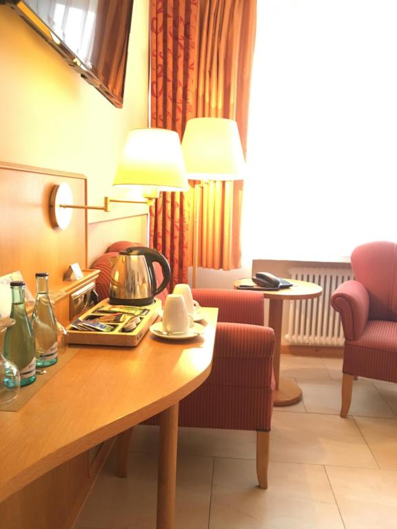 Posezení v ubytování Altes Gasthaus Kuhr - Hotel & Restaurant