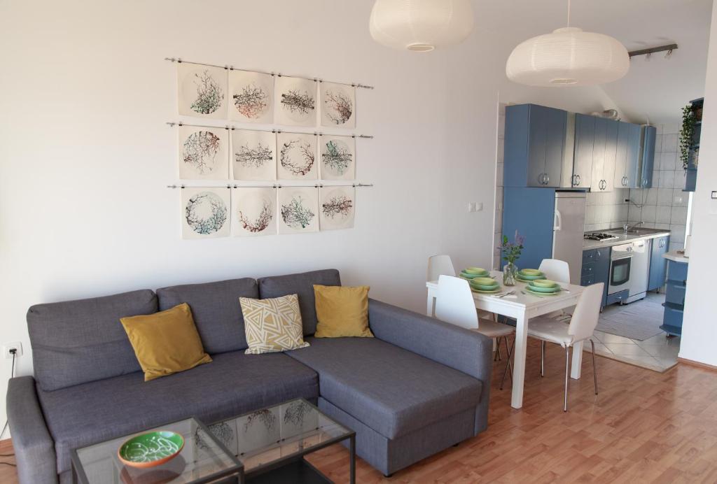 Kuchyň nebo kuchyňský kout v ubytování Apartment Iris