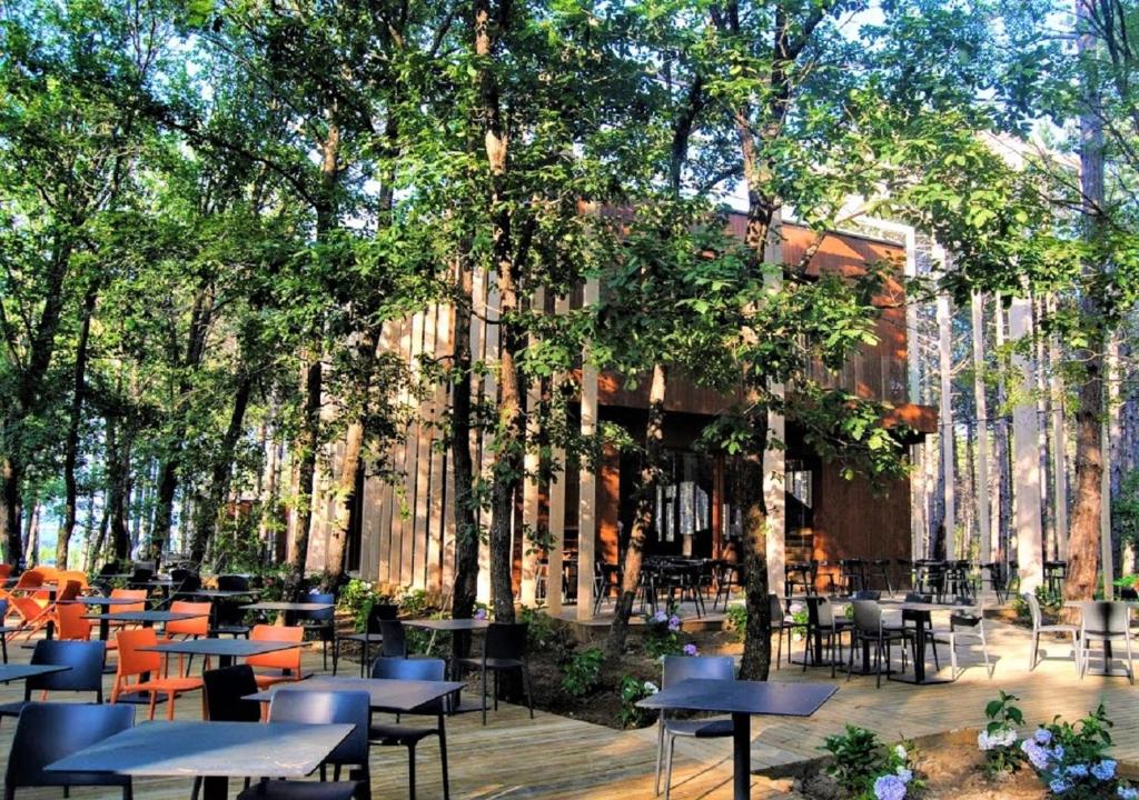 Zahrada ubytování LONGOSPHERE GLAMPING