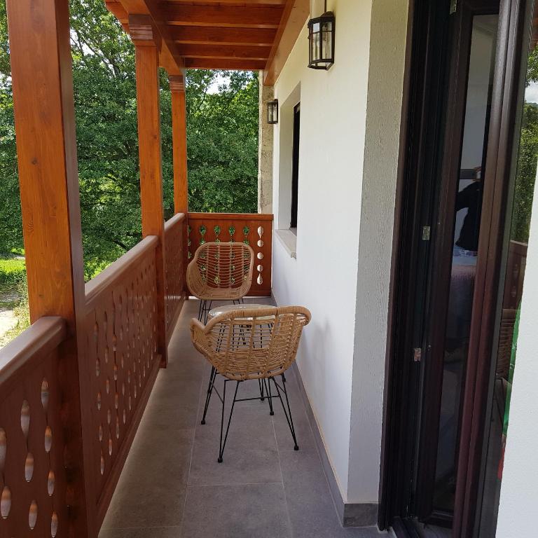 Balkón nebo terasa v ubytování Posada las Albarcas