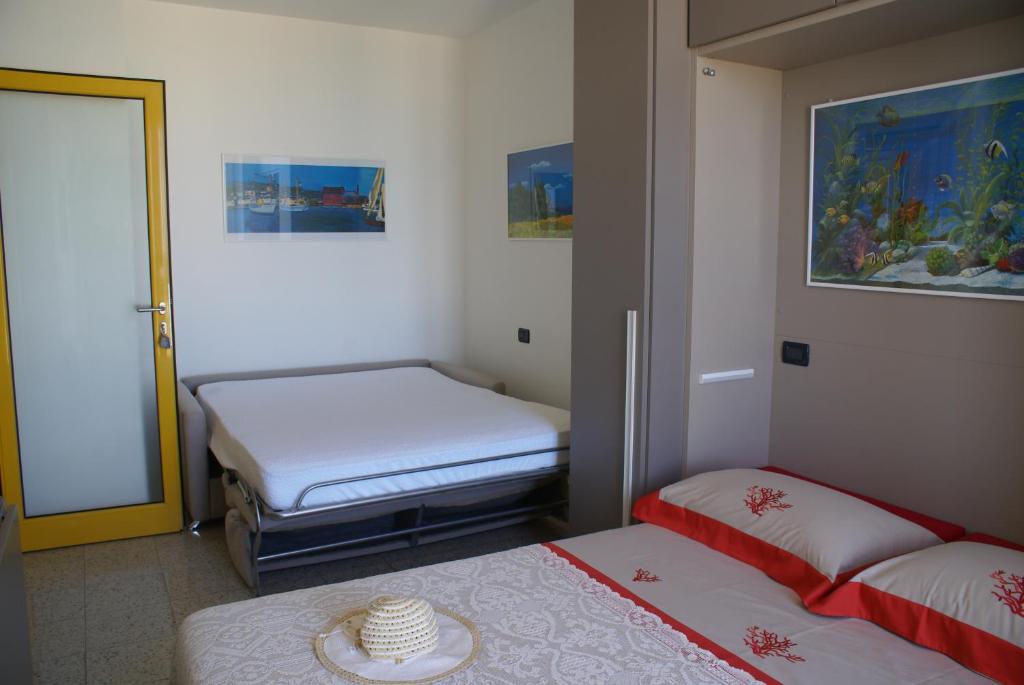 Postel nebo postele na pokoji v ubytování ibagnanti