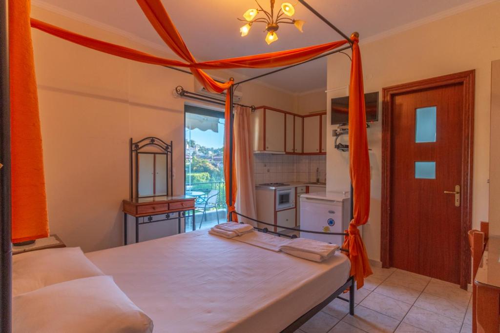 Posteľ alebo postele v izbe v ubytovaní Villa Fontana