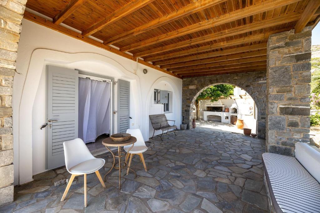 A patio or other outdoor area at Daphne's Lux Villa