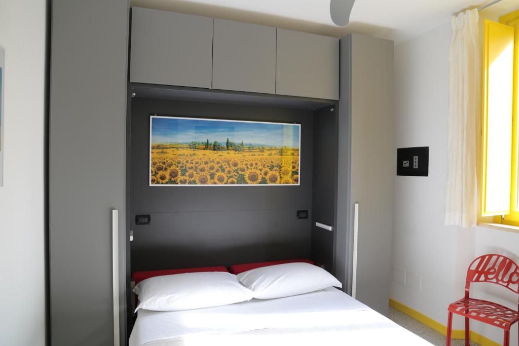 Postel nebo postele na pokoji v ubytování ibagnanti