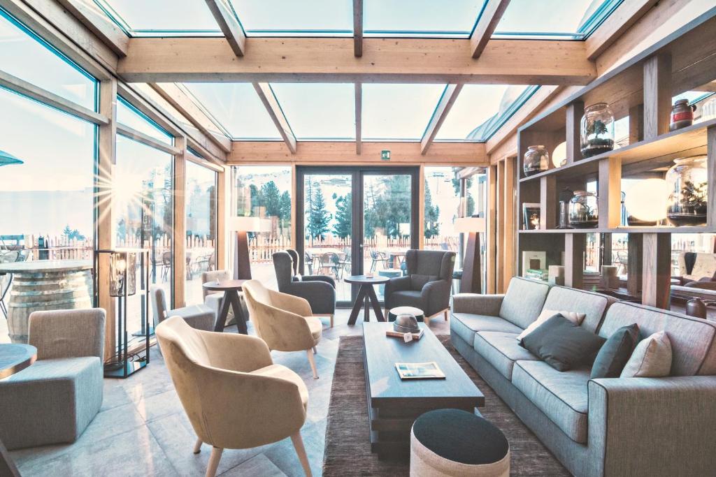 Posezení v ubytování Paradiso Pure Living Vegan Hotel