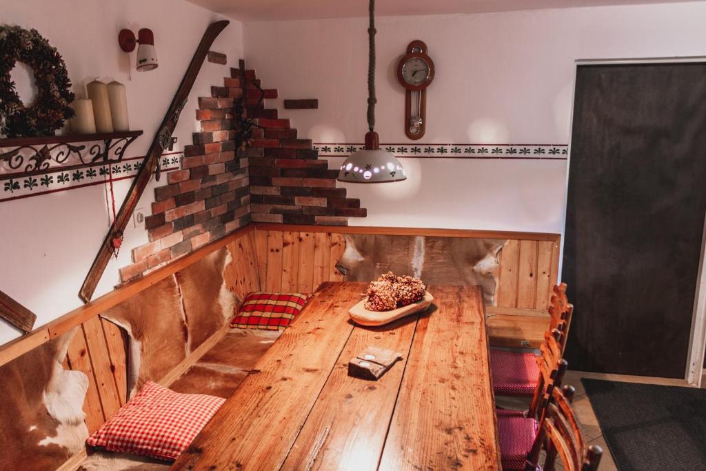 Posezení v ubytování Apartma Vintgar