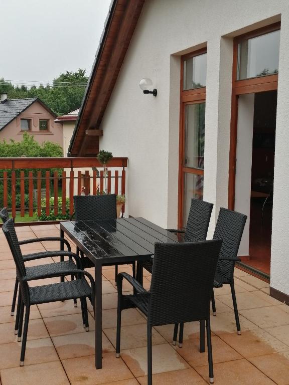 Balkón nebo terasa v ubytování Ubytování Koloniál