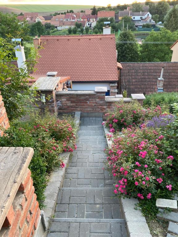 Ogród w obiekcie Sklipek U Tomáša