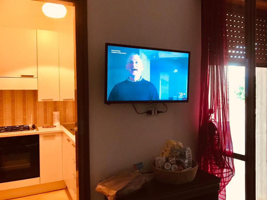 TV a/nebo společenská místnost v ubytování Casa Vacanze Basilicata da Giannino