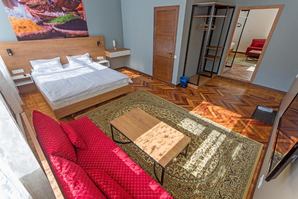 Postel nebo postele na pokoji v ubytování Koisha