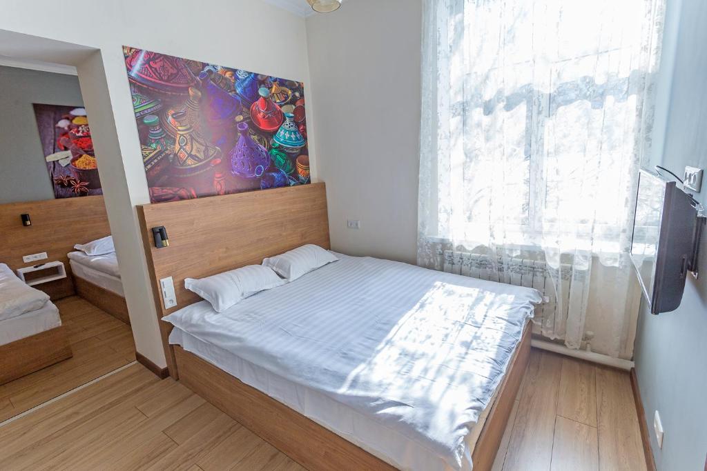Postel nebo postele na pokoji v ubytování Koisha