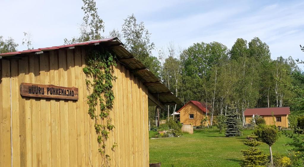 Zahrada ubytování Hüüru Puhkemajad