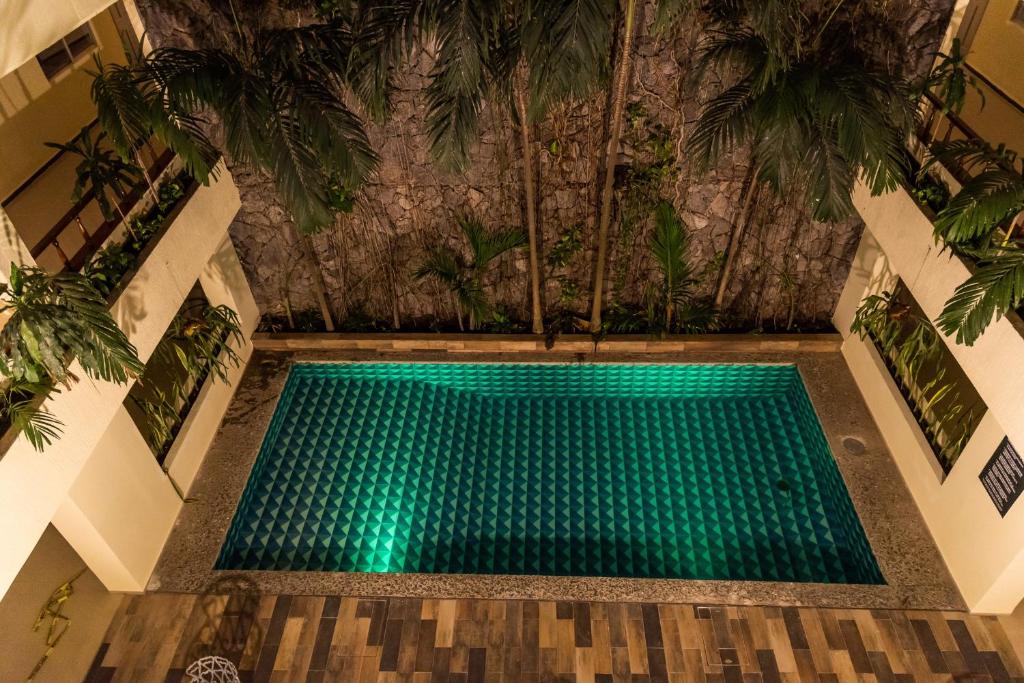 Bazén v ubytování Hotel Kyrios Veracruz nebo v jeho okolí