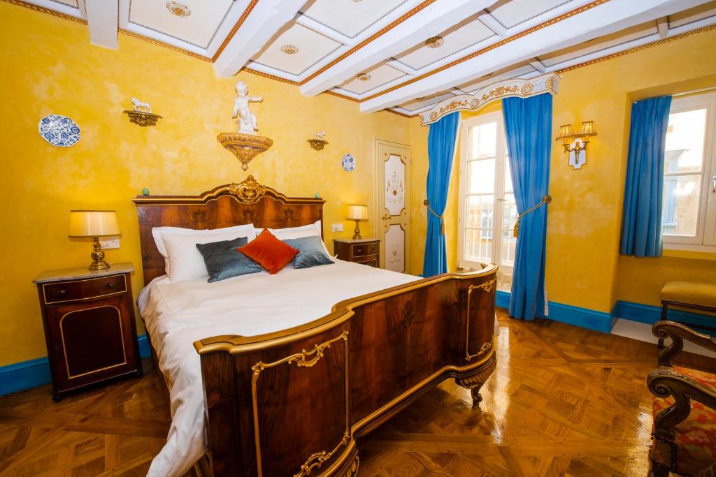 Postel nebo postele na pokoji v ubytování Casa Rocca Piccola B&B