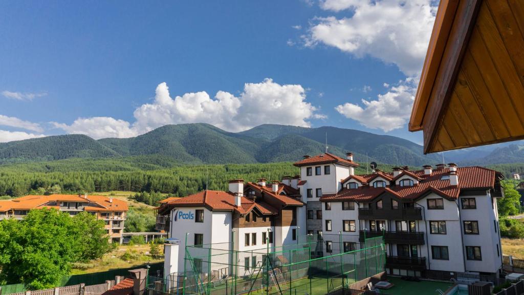 Nespecifikovaný výhled na hory nebo výhled na hory při pohledu z apartmánu