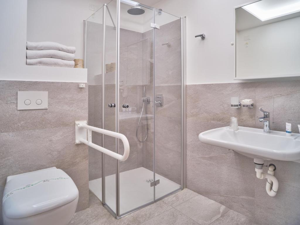 Ванная комната в Hotel Medusa
