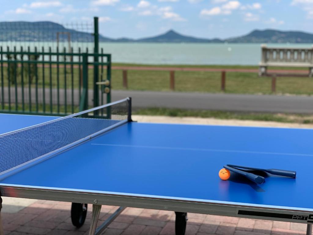 Stolný tenis v ubytovaní Exclusive Beachfront Villa alebo v jeho okolí