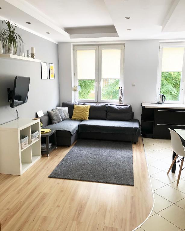 Posedenie v ubytovaní Warszawska 1 Apartament Giżycko