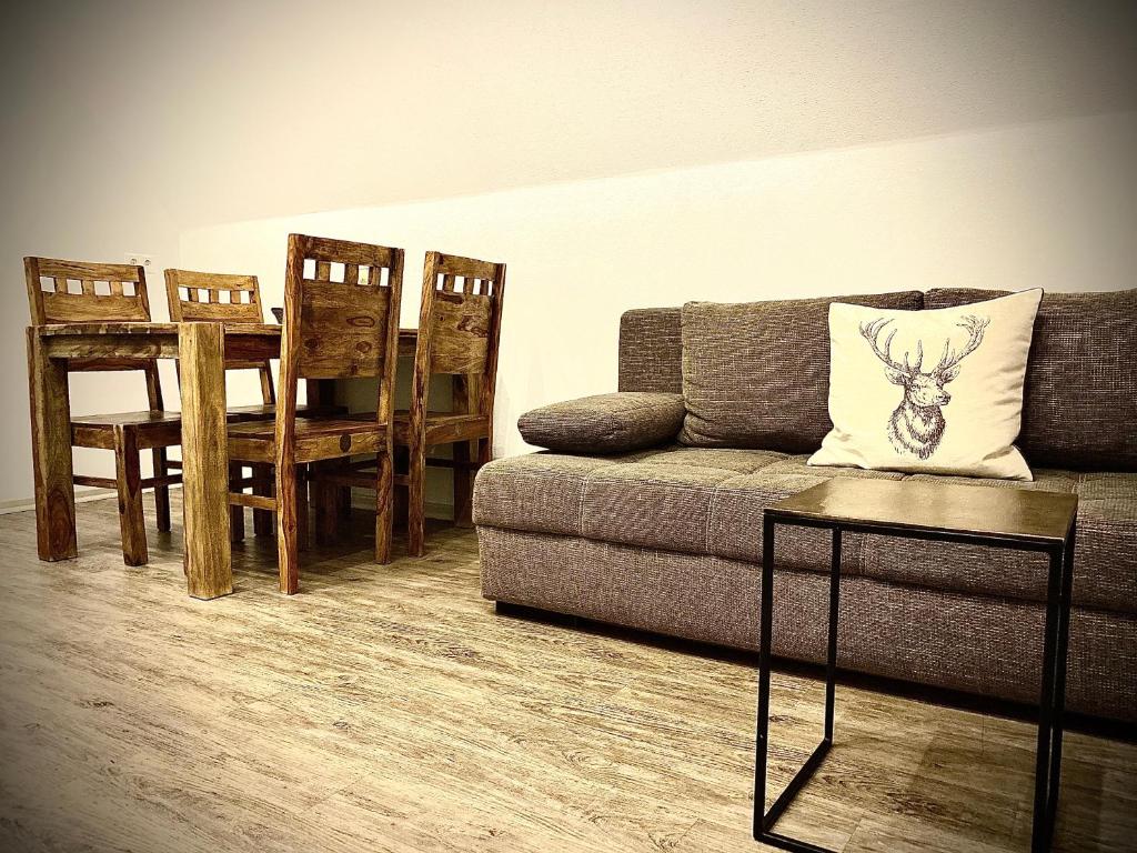 Posezení v ubytování Dilger Apartments