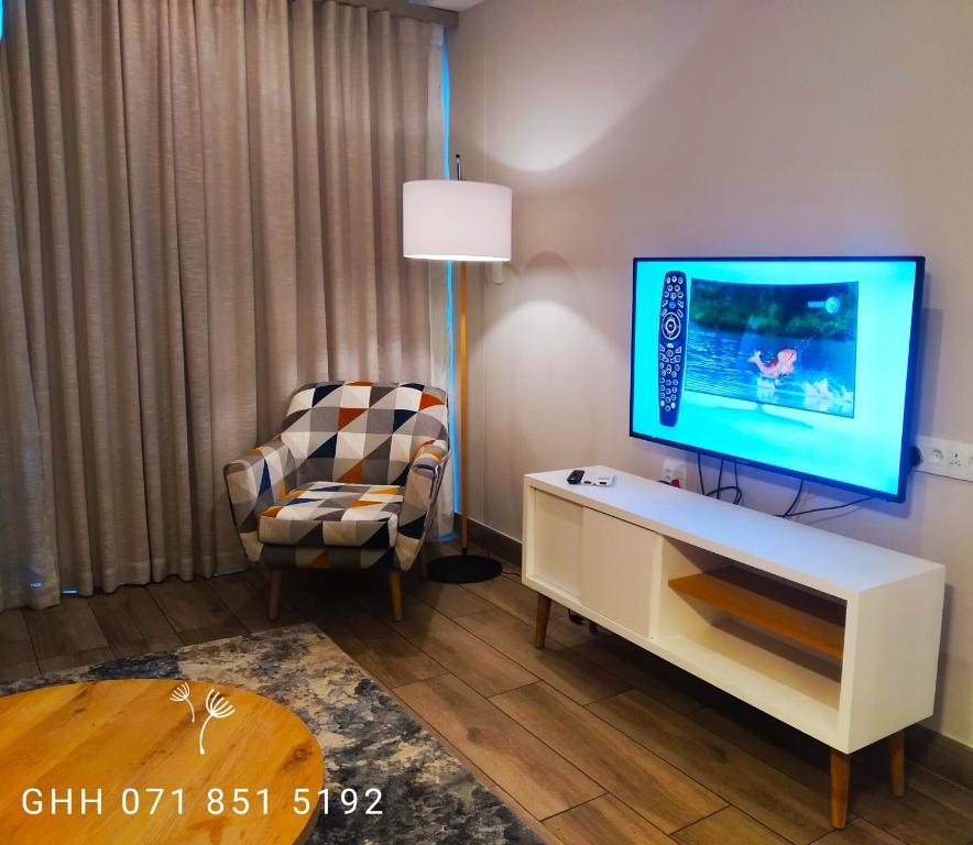 TV a/nebo společenská místnost v ubytování Regency Apartment