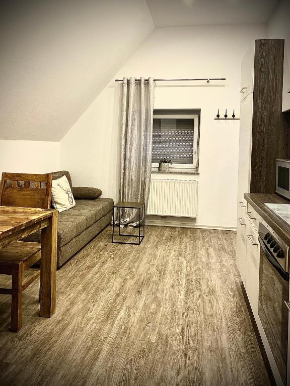 Kuchyň nebo kuchyňský kout v ubytování Dilger Apartments
