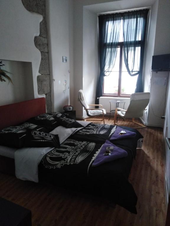 Postel nebo postele na pokoji v ubytování Penzion Willa