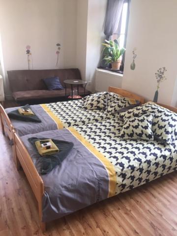 Postel nebo postele na pokoji v ubytování Penzion Willa