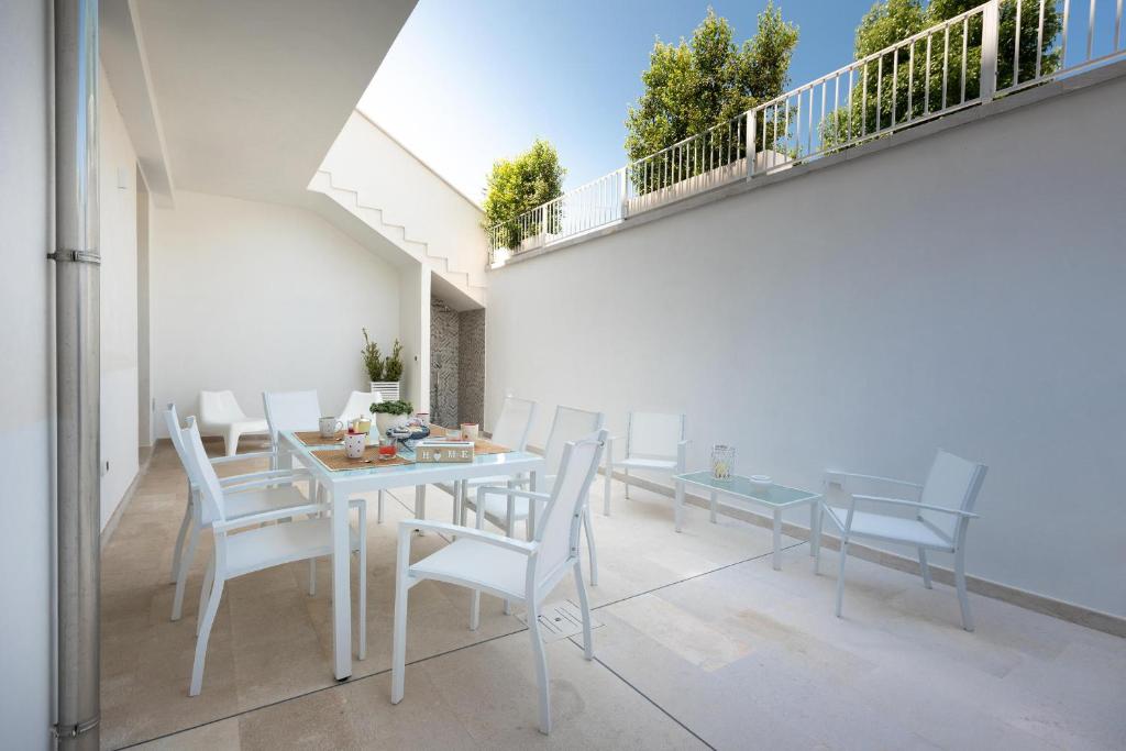 Balkón nebo terasa v ubytování Calura Residence